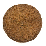 19th Century Sailor Made Macrame Basket with Flared Edge