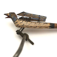 Wonderful Carved, Painted Antique Mechanical Birds - Sold Individually