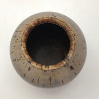 Purplish Glazed Earthenware Bud Vase