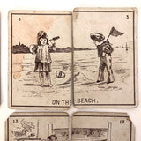 Fantastic Antique Old Maid Playing Card Deck, Presumed British