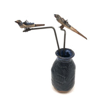 Wonderful Carved, Painted Antique Mechanical Birds - Sold Individually