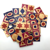 Creative Playthings 1969 Shape Dominoes Set