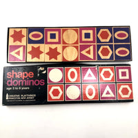 Creative Playthings 1969 Shape Dominoes Set