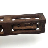 Old Carved Double Ball in Cage inside Cage Whimsy!