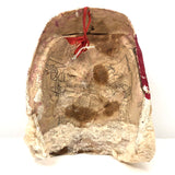 Fabulous c. 1940s Handmade Papier Mache Santa Claus Mask