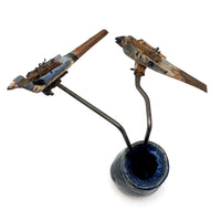 Wonderful Carved, Painted Antique Mechanical Birds - Sold Individually