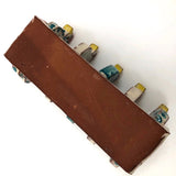 Handmade Ceramic Letter Holder with Rooster Cutouts