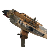 Wonderful Carved, Painted Antique Mechanical Birds - Sold Individually
