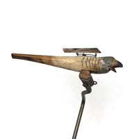 Wonderful Carved, Painted Antique Mechanical Birds - Sold Individually