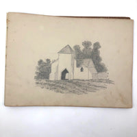Luthera M. Whitney's Charming Antique Sketchbook, Full