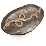 Fabulous Lidded Pottery Snake Box