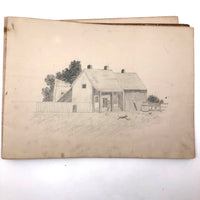 Luthera M. Whitney's Charming Antique Sketchbook, Full