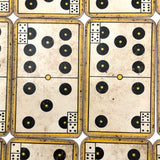 Charles Goodall London Well Worn Antique Double Nine Playing Card Dominoes