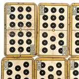 Charles Goodall London Well Worn Antique Double Nine Playing Card Dominoes