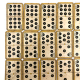 Charles Goodall London Well Worn Antique Double Nine Playing Card Dominoes