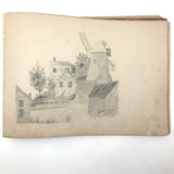 Luthera M. Whitney's Charming Antique Sketchbook, Full