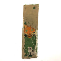 Old Needlepoint Bookmark with Three Cats