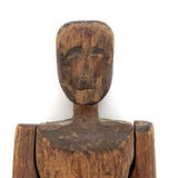 Antique Carved, Articulated Figure (Minus One Leg!)