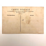 Charming Hand-drawn Pen and Ink French Postcard, Bird and Dog