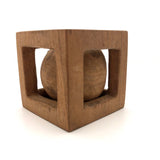 Big Ball in Cage Whimsy - 3 Inch Cube