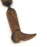 Antique Carved, Articulated Figure (Minus One Leg!)