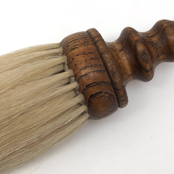 Antique Horse Hair Brush w/ Turned Wood Handle C.1880 11 - Ruby Lane