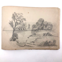 Luthera M. Whitney's Charming Antique Sketchbook, Full
