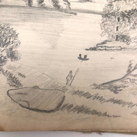 Luthera M. Whitney's Charming Antique Sketchbook, Full