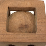 Big Ball in Cage Whimsy - 3 Inch Cube