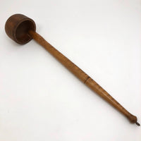 Lovely Old Turned Wood Ladle (Dipper)