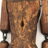 Antique Carved, Articulated Figure (Minus One Leg!)