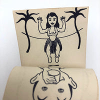 Early Bromo-Selzer World’s Fair Flip Book with Hula Dancer and Man with Headache!
