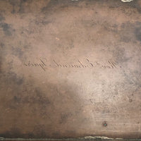 Antique Copper Ashtray / Printing Plate of Rev. Edmund Squire, Boston