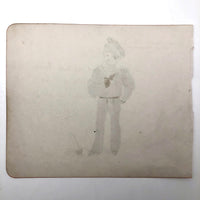 Sailor Laddie 1903 Pen and Ink Drawing