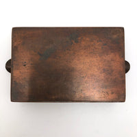 Antique Copper Ashtray / Printing Plate of Rev. Edmund Squire, Boston