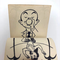 Early Bromo-Selzer World’s Fair Flip Book with Hula Dancer and Man with Headache!