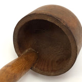 Lovely Old Turned Wood Ladle (Dipper)
