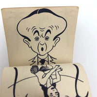 Early Bromo-Selzer World’s Fair Flip Book with Hula Dancer and Man with Headache!