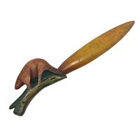 Carved Beaver Old Souvenir Letter Opener from Lisbourg, Canada