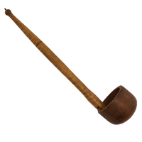 Lovely Old Turned Wood Ladle (Dipper)