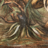 Ferocious Tiger in the Wild! Antique Painting on Thick Canvas