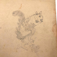Emma Ackerley 1870 Loose Sketchbook Pages + Cover