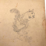 Emma Ackerley 1870 Loose Sketchbook Pages + Cover