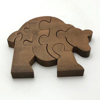 Little Wooden Bear Puzzle