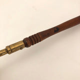 Vintage Brass Candlesnuff with Turned Wood Handle
