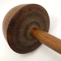 Large Old Wooden Spinning Top