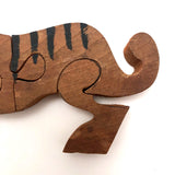 Little Wooden Tiger Puzzle