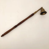Vintage Brass Candlesnuff with Turned Wood Handle