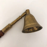 Vintage Brass Candlesnuff with Turned Wood Handle