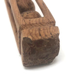 Three Balls in Cage Carved Pine Whimsy